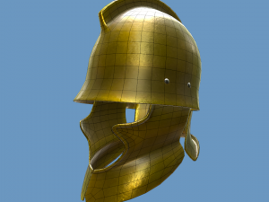 thracian greek helmet Model 3D