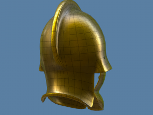 thracian greek helmet Model 3D