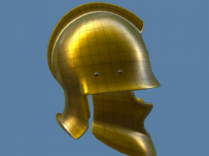 thracian greek helmet Model 3D