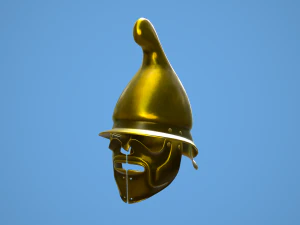 greek thracian hoplite helmet 3D Model
