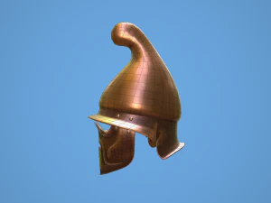 greek thracian hoplite helmet 3D Model