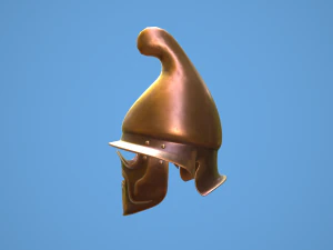 greek thracian hoplite helmet 3D Model