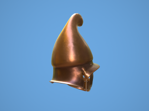 greek thracian hoplite helmet 3D Модель