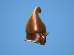 greek thracian hoplite helmet 3D Модель