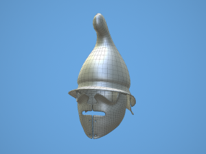 greek thracian hoplite helmet 3D Модель