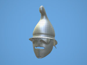 greek thracian hoplite helmet 3D Model