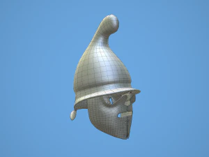greek thracian hoplite helmet 3D Model