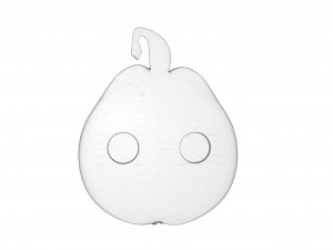 Halloween Pumpkin badge 3Dプリントモデル