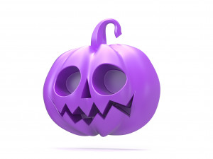 Halloween Pumpkin badge 3D Baskı Modeli