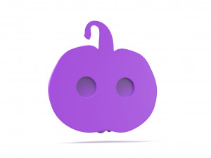 Halloween Pumpkin badge 3D Baskı Modeli