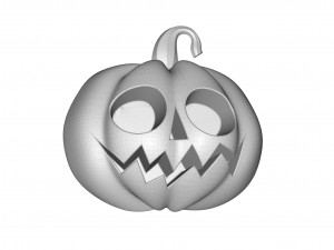 Halloween Pumpkin badge 3D Baskı Modeli