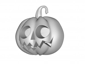 Halloween Pumpkin badge 3D Baskı Modeli