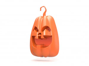 Halloween Pumpkin badge 3D Print Model