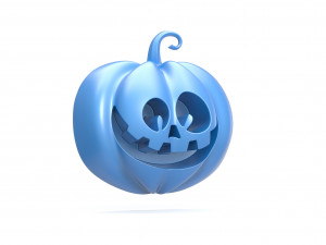 Halloween Pumpkin badge 3D Принт Модель