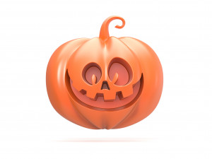 Halloween Pumpkin badge Modelo de Impressão 3D