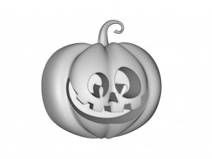 Halloween Pumpkin badge Modelo de Impressão 3D