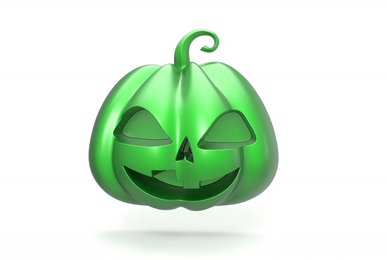 Halloween Pumpkin badge 3D Print Model .c4d .max .obj .3ds .fbx .stl .blend