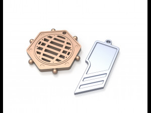 Star Lord Neklaces pendants 3D Print Model
