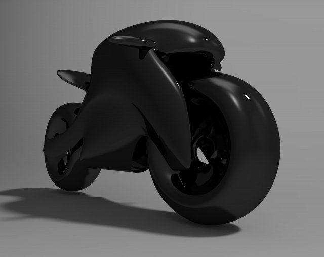 b-bike 3D Print Model .c4d .max .obj .3ds .fbx .stl .blend 