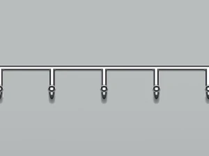 metal clothes hanger 3D Model