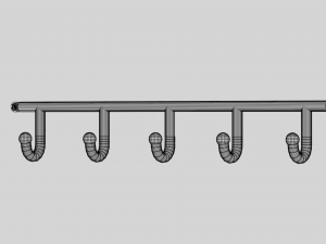 metal clothes hanger 3D 模型