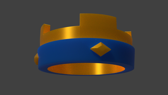 corona rey cr Modelo de Impressão 3D .c4d .max .obj .3ds .fbx .stl .blend 
