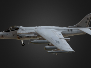 harrier jet fighter Model 3D