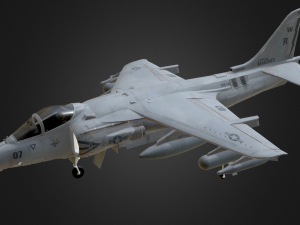 harrier jet fighter Model 3D