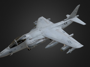 harrier jet fighter Model 3D