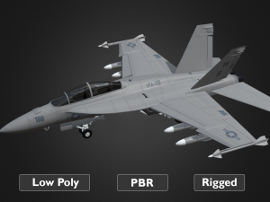 f18 super hornet 3Dモデル