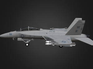 f18 super hornet 3D Model