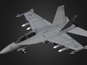 f18 super hornet 3D Model