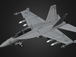 f18 super hornet 3D Model