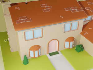simpons house Model 3D