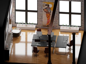 办公室第一卷 3D 模型