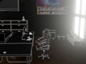 办公室第一卷 3D 模型