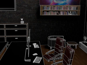 办公室第一卷 3D 模型