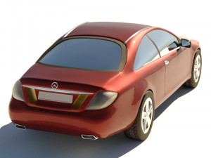 mercedes-benz cl 2010 car exterior Modelo 3D