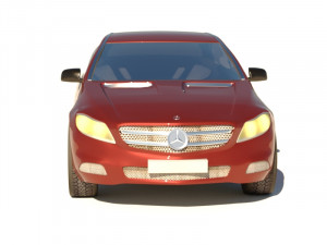 mercedes-benz cl 2010 car exterior Modelo 3D