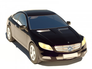 mercedes-benz cl 2010 car exterior Modelo 3D