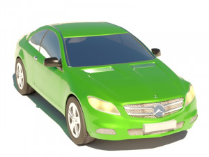 mercedes-benz cl 2010 car exterior Modelo 3D