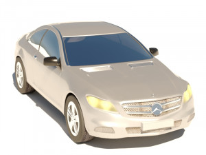 mercedes-benz cl 2010 car exterior Modelo 3D