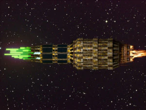 scifi old rusted spaceship 3D Model