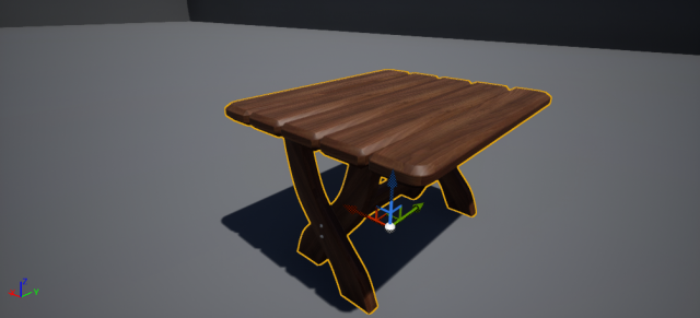 table dark walnut 3D Model .c4d .max .obj .3ds .fbx .stl .blend 