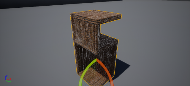nightstand dark walnut 3D 모델 .c4d .max .obj .3ds .fbx .stl .blend