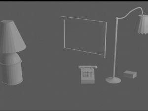 living room the simpson Modelo de Impressão 3D