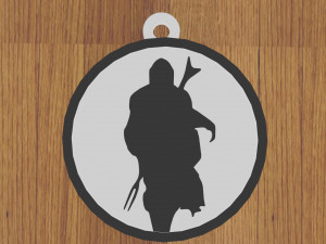 pack x10 keychain the mandalorian 3D Print Model