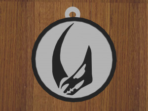 pack x10 keychain the mandalorian 3D Print Model