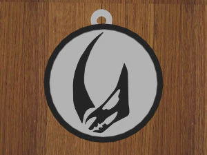 pack x10 keychain the mandalorian 3D Print Model