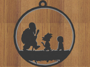 pack x10 dragon ball keychain 3D Принт Модель